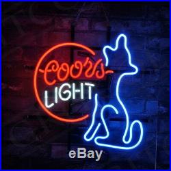 COORS Light Doggy Store Vintage Pub Gift Artwork Custom Decor Neon Sign Beer