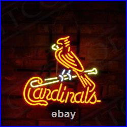 Cardinal Decor Beer Handmade Artwork Light Vintage Neon Light Sign Open 17x14