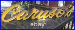 Caruso's Italian Restaurant Sign Vintage Historic Atlanta Diner Antique Neon ATL Caruso's Italian Restaurant Sign Vintage Historic Atlanta Diner Antique Neon ATL