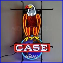 Case Eagle American Farm Harvester Vintage Look Neon Light Neon Sign 5CASEE