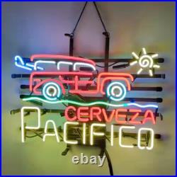 Cerveza Pacifico Vintage Neon Sign Light Lamp Bar Club Glass Wall Decor 24x20