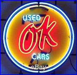Chevy Vintage OK Used Cars Neon Sign