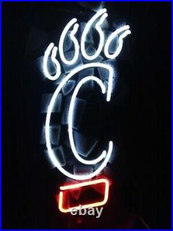 Cincinnati Bearcats Custom Neon Sign Vintage Display Glass Shop Pub Artwork 16