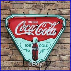 Classic Coke Coca Cola Board Vintage Neon Sign Beer Bar Sign Wall Window Decor