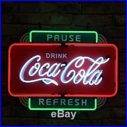 Classic Ice Coke Coca Cola Board Vintage Neon Sign Beer Bar Wall Window Decor