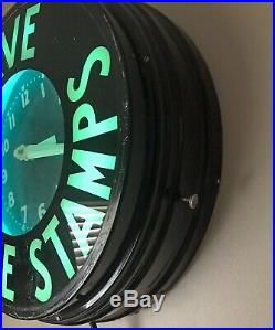 Classic Vintage Neon Movie Theatre Clock Impressive 22 Sign Display