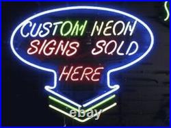 Clydesdale Horse Beer Bowtie 20x16 Neon Sign Light Lamp Man Cave Vintage Style