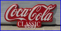 Coca Cola Classic Sign Garage Restaurant Soda Vintage Style Wall Decor 36