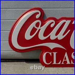 Coca Cola Classic Sign Garage Restaurant Soda Vintage Style Wall Decor 36