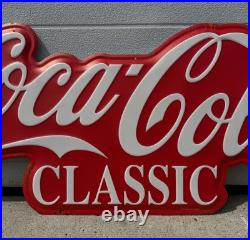 Coca Cola Classic Sign Garage Restaurant Soda Vintage Style Wall Decor 36
