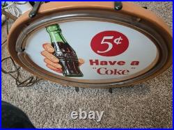 Coca-Cola Have A Coke Vintage Gas Tube Neon Sign