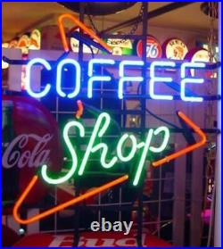 Coffee Shop Glass Neon Light Shop Vintage Neon Sign Lamp Express Shipping