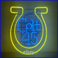 Colt 45 Neon Beer Astros Sign Vintage Original Working Local Pick Amazing Sign