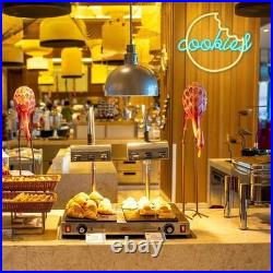 Cookies Flex Neon Sign 24x24 Light Man Display Vintage Shop Open Wall Decor