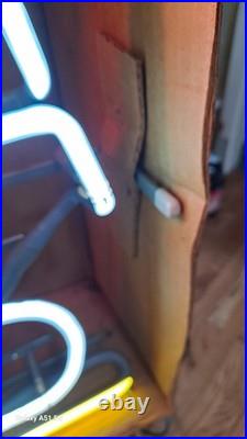 Coors Extra Gold, 3- COLOR, NEON SIGN, BAR Light, NOS / NIB, VINTAGE 1988