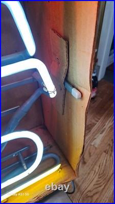 Coors Extra Gold, 3- COLOR, NEON SIGN, BAR Light, NOS / NIB, VINTAGE 1988