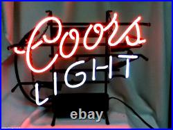 Coors Light beer sign vintage neon lighted bar signs 1 brewing Coor's no ship