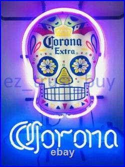 Corona Extra Decor Artwork Shop Bar Vintage Neon Sign Acrylic Printed Skull