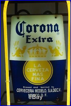 Corona Extra Neon Sign Beer Lighted Bar Display Vintage Rare Large