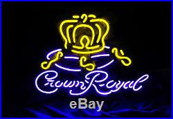 Crown Royal Neon Sign Night Club Pub Beer Bar Man Cave Canteen Vintage Store
