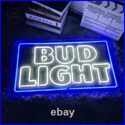 Custom Neon Signs BUD LIGHT Vintage Neon Night Light For Home Wall Shop Decor