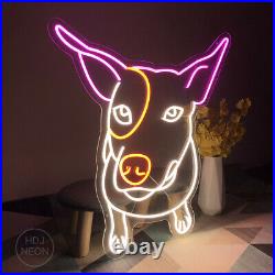 Custom Neon Signs Dog Vintage Neon Light LED Neon Sign For Wall Pet Shop Decor
