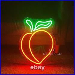 Custom Neon Signs Peach Vintage Night Light LED Neon Light for Shop Wall Decor