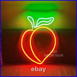 Custom Neon Signs Peach Vintage Night Light LED Neon Light for Shop Wall Decor