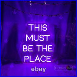 Custom Neon Signs THIS MUST BE THE PLACE Vintage Neon Light for Party Wall Decor