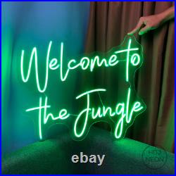 Custom Neon Signs Welcome to the jungle Vintage Neon Lamp for Home Wall Decor