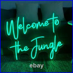 Custom Neon Signs Welcome to the jungle Vintage Neon Lamp for Home Wall Decor