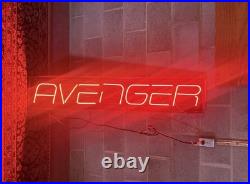 Dodge Avenger Neon Dealership Sign 48in Vintage 1994 Mopar