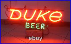 Duquesne Beer Duke Neon Sign Vintage Original