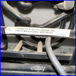 EUC Vintage 80s Bud Light Beer Neon Sign Super Clean Works Great 20x14.5 RWB