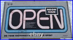 Fallon NEW VTG Unopened BOX 1998 BLUE BORDER NEON BUSINESS SIGN BRAND BRIGHT NOS