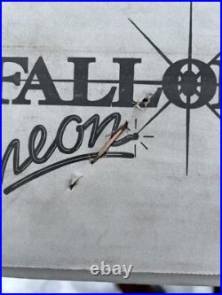 Fallon NEW VTG Unopened BOX 1998 BLUE BORDER NEON BUSINESS SIGN BRAND BRIGHT NOS