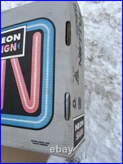 Fallon NEW VTG Unopened BOX 1998 BLUE BORDER NEON BUSINESS SIGN BRAND BRIGHT NOS
