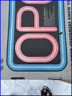 Fallon NEW VTG Unopened BOX 1998 BLUE BORDER NEON BUSINESS SIGN BRAND BRIGHT NOS