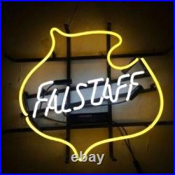 Falstaff Vintage Neon Light Sign Beer Bar Wall Decor Glass Window Light 17