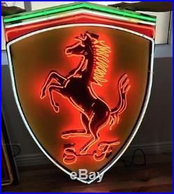 Ferrari Collector's Neon Vintage Sign Commercial Quality