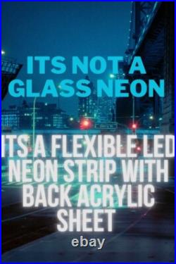 Fight LED Neon Sign 24x12 Light Man Cave Fight America Vintage Wall Decor