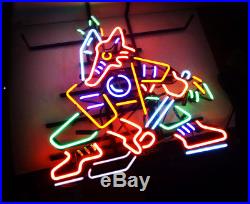 Fox Hockey Vintage Neon Sign Light Team Sports Shop Bar Display Wall Decor Gift