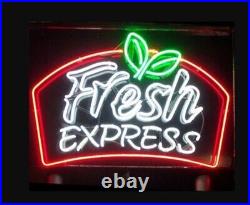 Fresh Express Neon Light Sign Custom Neon Wall Sign Glass Vintage 17