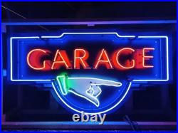 Garage Neon Sign / Garage Pointing Hand Neon Signs / Hot Rod Vintage Car Garage Garage Neon Sign / Garage Pointing Hand Neon Signs / Hot Rod Vintage Car Garage