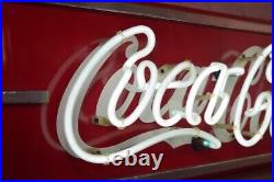 Genuine Product Coca Cola Coke Brand Neon Sign Made By Penny Japan Vintage Rare