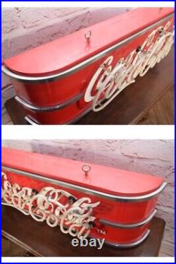 Genuine Product Coca Cola Coke Brand Neon Sign Made By Penny Japan Vintage Rare