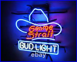 Geoge Strait BVD Beer Vintage Bar Pub Wall Decor Neon Sign Neon Light