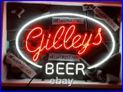 Gilley's vintage style neon beer bar mancave sign new in box FREE SHIPPING