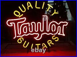 Guitars Taylor Custom Pub Artwork Vintage Neon Sign Light Decor Neon Bar Sign