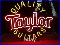 Guitars Taylor Decor Neon Light Sign Boutique Custom Gift Store Vintage 19